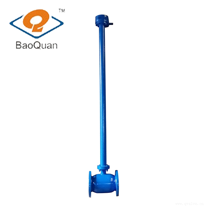 加長桿全焊接法蘭球閥
